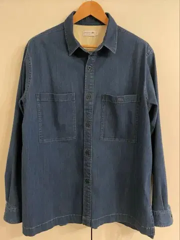LACOSTE 릴랙스핏 데님 셔츠