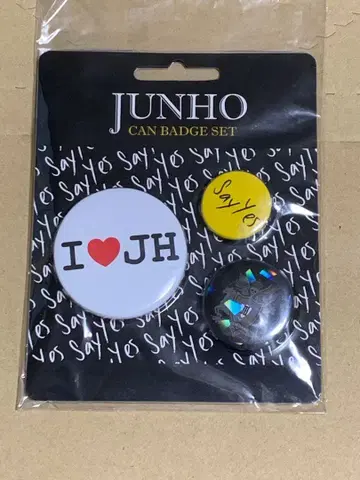 2pm 준호 공식 캔 배지 세트 (sayyes, I JH 등)