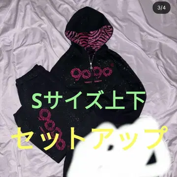 9090girl 셋업 OG Logo Glitter 상하의 S