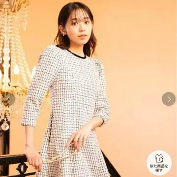 [ 2023 가을/겨울 신상 ] 트위드 미니 원피스 미슈마슈 M 사이즈