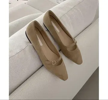 citynwoman 스웨이드 느낌 컷 벨트 플랫슈즈 p604587