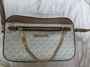 MICHAEL KORS 숄더백 아이보리/브라운