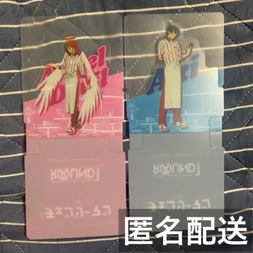 체인소 맨 라운드 원 콜라보 스탠딩 코스터 하야카와 아키 천사의 악마