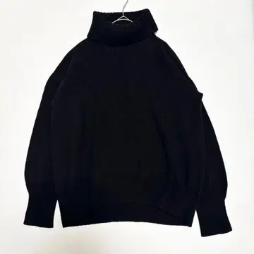 [ 스테디셀러 ] Spick&Span 터틀넥 니트 캐시미어 혼방 블랙