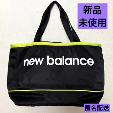 NEW BALANCE 토트&락카백 빅 로고 디자인/블랙