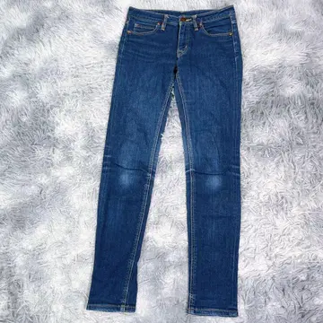 무인양품 [61] 스키니 팬츠 네이비 여성용 작은 사이즈 봄/가을