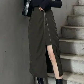 MURUA 루아 멀티 웨이 ZIP 내로우 스커트