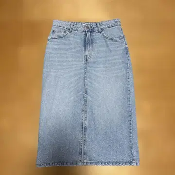 라이트 블루 타이트 스커트 슬릿 ZARA 자라