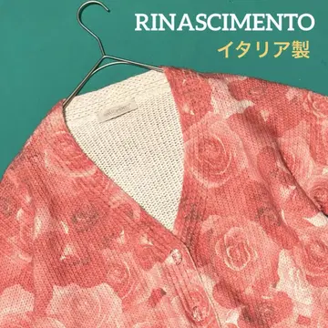 RINASCIMENTO 예쁜 로즈 꽃무늬 가디건