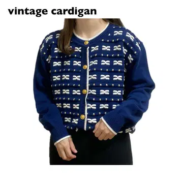 vintage cardigan 구제 의류 디자인 니트 가디건 일본제