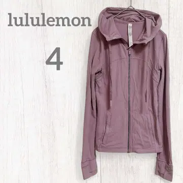 lululemon 후드 부착 집업 후드티 사이즈 4 핑크