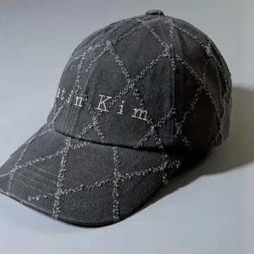마뗑킴 그레이 야구 모자