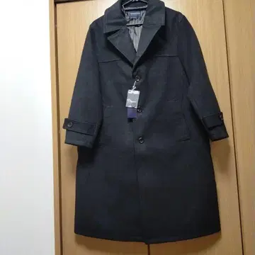 택 포함 미사용 남성용 비기 코트