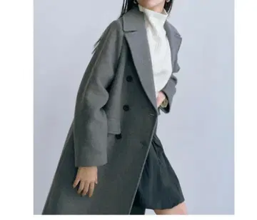 울 파일 체스터 코트 N 내추럴 뷰티 베이직
