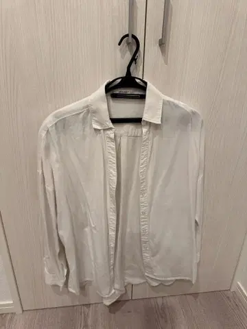 MOUSSY 화이트 긴팔 셔츠 F