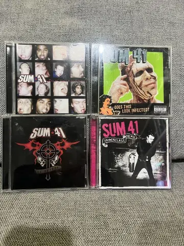 SUM 41 앨범 4장 세트
