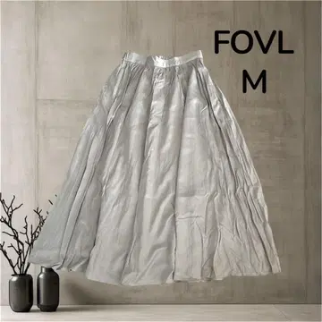 FOVL 여성용 롱 스커트 M 허리밴딩