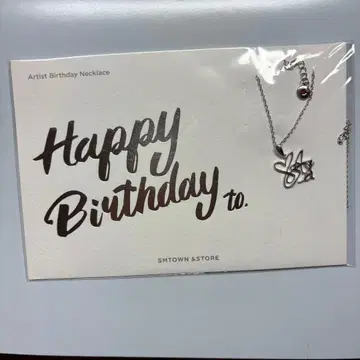 NCT 태용 생일 아티스트 목걸이