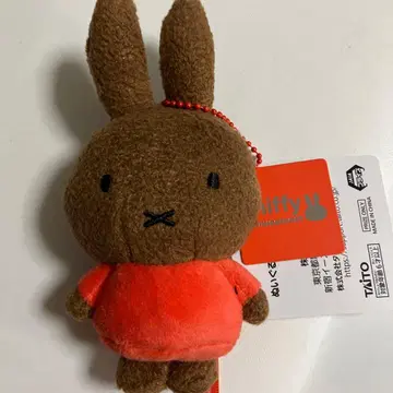 미사용품 miffy 봉제 인형 키링