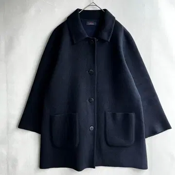 레킵 여성용 니트 울 코트 40 L 블랙