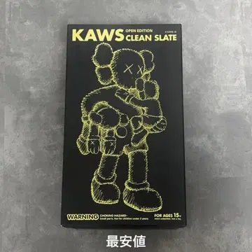 KAWS CLEAN SLATE 블랙 피규어