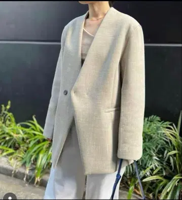 스터닝 루어 r 본딩 칼라리스 자켓 사이즈 0