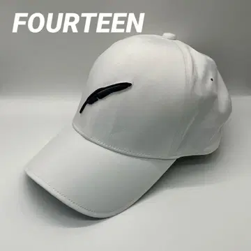 포틴 골프 캡 깃털 자수 화이트 남성용 WEB 한정판