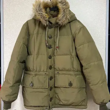 sugar cane 슈가케인 다운 자켓 칼라코람 S 올리브