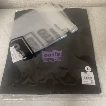 L 사이즈 oasis 도쿄 공연 한정판 T셔츠 10월 26일분