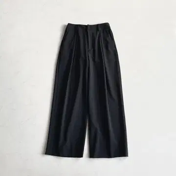 MACHATT 턱 와이드 트라우저 블랙 사이즈 38 일본제