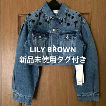 LILY BROWN L.B CANDY STOCK 비쥬 데님 자켓