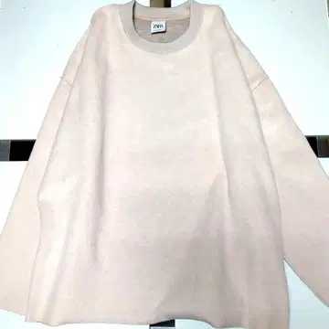 ZARA 오버 사이즈 종이상자 스웨이드 풀오버 L