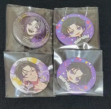 EL6 하프 기념일 캔뱃지 하루키 4개 세트