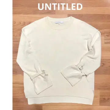 UNTITLED 사이즈 2 워셔블 니트 가을/겨울 소매에 장식 루프 포함