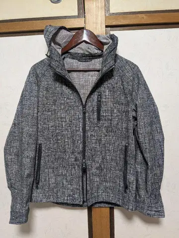 온워드 카시야마 그레이 계열 후드 부착 자켓