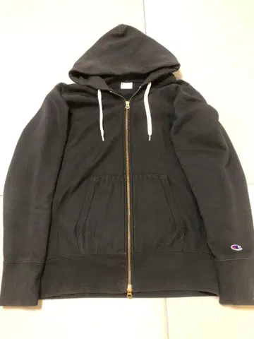 champion 집업 후드티 블랙