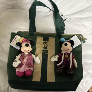 도쿄 디즈니 씨 호텔 미라코스타 숙박객 한정판 토트백 봉제 인형 배지