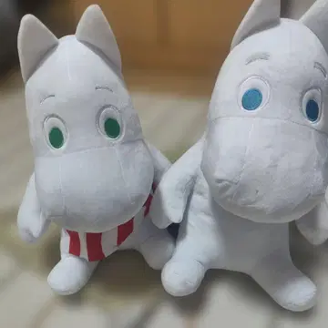 무민 봉제 인형과 담요 세트