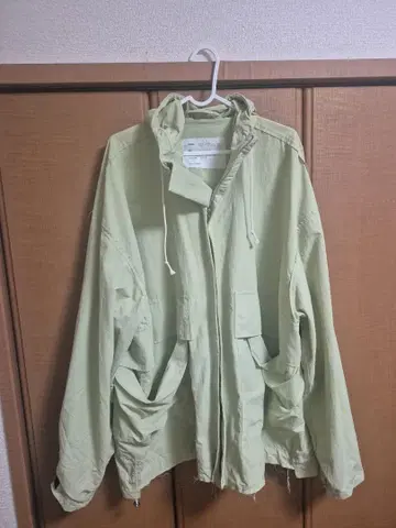 라이트 그린 마운틴 파카