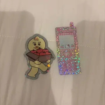 키티 홀로그램 스티커