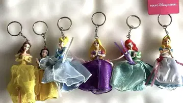디즈니 프린세스 키체인 세트