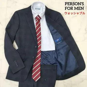 퍼슨즈 포맨 셋업 수트 워셔블 글렌체크