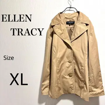 엘렌 트레이시 베이지 자켓 XL 트렌치코트