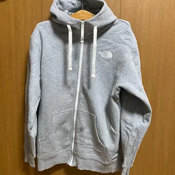 THE NORTH FACE 그레이 풀 집업 후드티 L