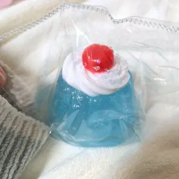 주물주물 클리어 블루 푸딩 체리 반짝반짝 타바 스퀴즈