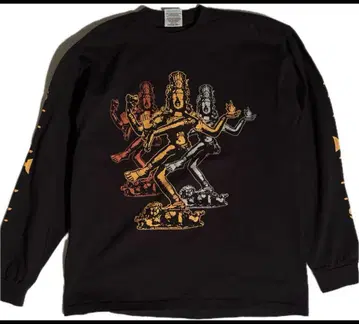 텐더 로인 19ss TENDERLOIN 롱티 블랙 L 시바신