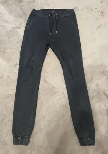 ZANEROBE 블랙 조거 팬츠