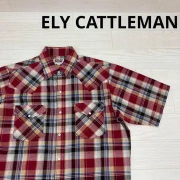 ELY CATTLEMAN 엘리 캐틀맨 반팔 웨스턴 셔츠