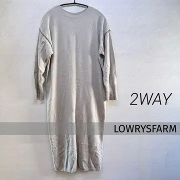 LOWRYSFARM 니트 링킹 원피스 앞뒤 2WAY