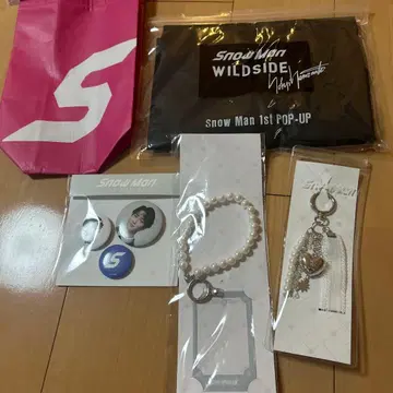 Snow Man 1st POP-UP 한정판 굿즈 세트